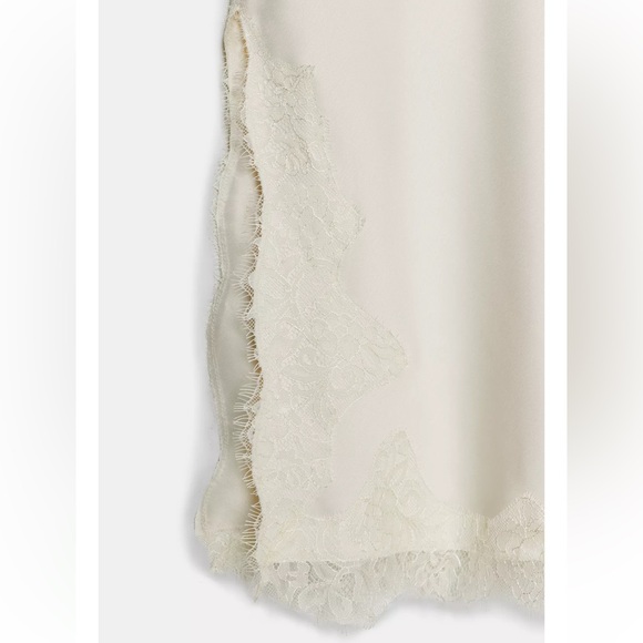 NEW Zara LACE SLIP DRESS - Picture 7 of 7